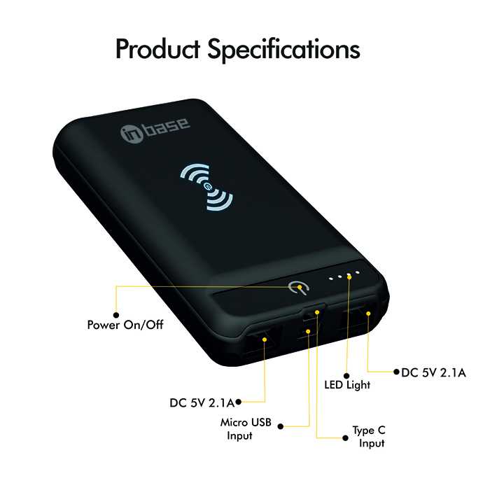 Wireless 8000mAh