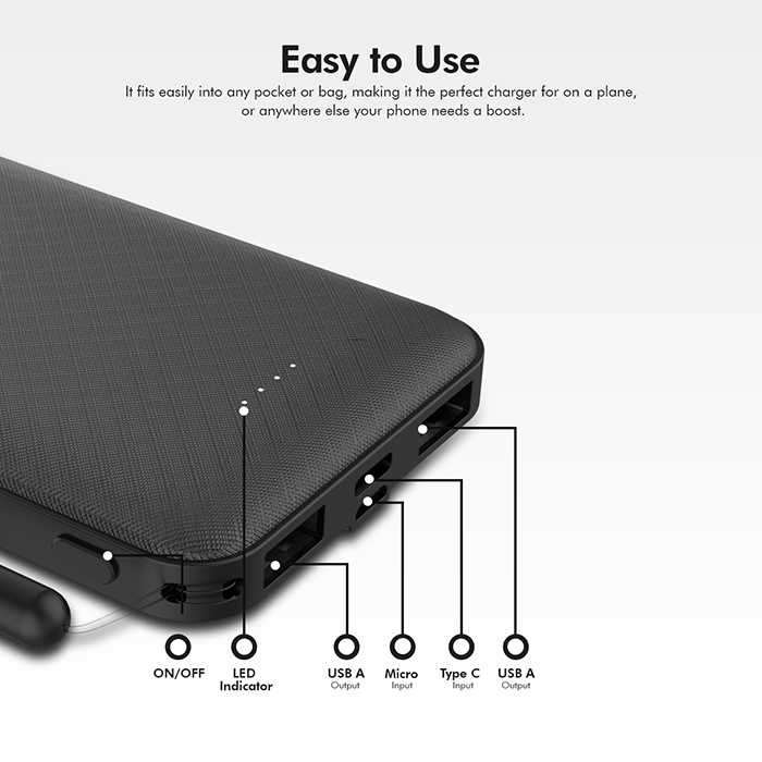 Turbo with Carry Strap 10000mAh