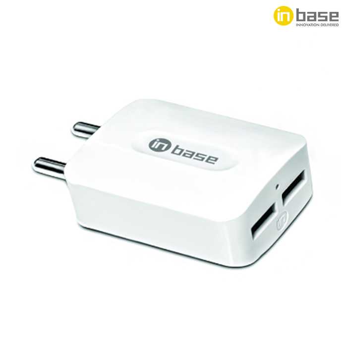 2.1A Dual USB travel charger with Lightning Cable