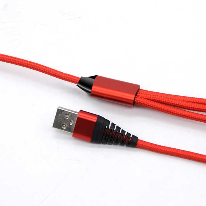 3 in 1 Cable - Fast Charge 5A Short Cable 20CM