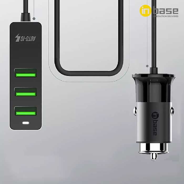 5.1A QC Combo Car Charger 4X USB