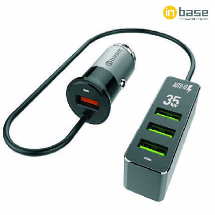 5.1A QC Combo Car Charger 4X USB