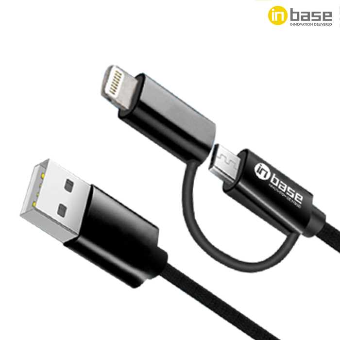 Nylon Braided Dual Side Micro cable 1.0M