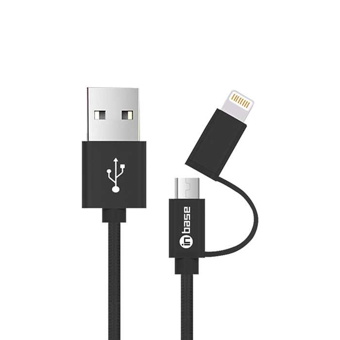 Nylon Braided Dual Side Micro cable 1.0M