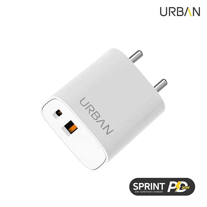 Urban Sprint 20W PD+QC Super Fast Charger