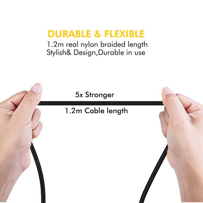 Turbo Fast Charge Type C Cable - 1.2M