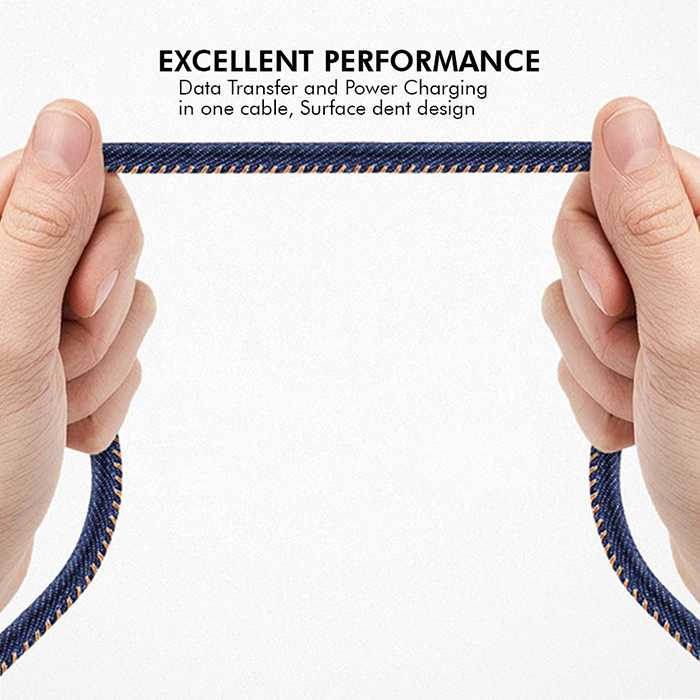 Ultra Tough Denim Series  Type C Cable 1.2M